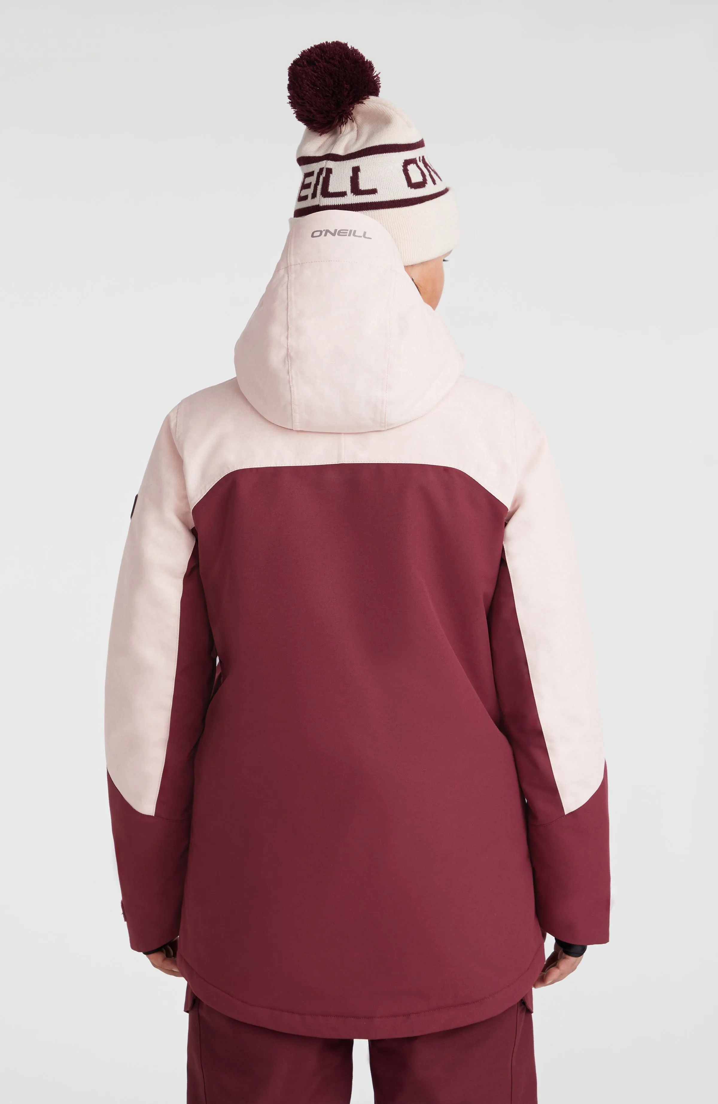 Utility Snow Jacket | Windsor Wine Colour Block