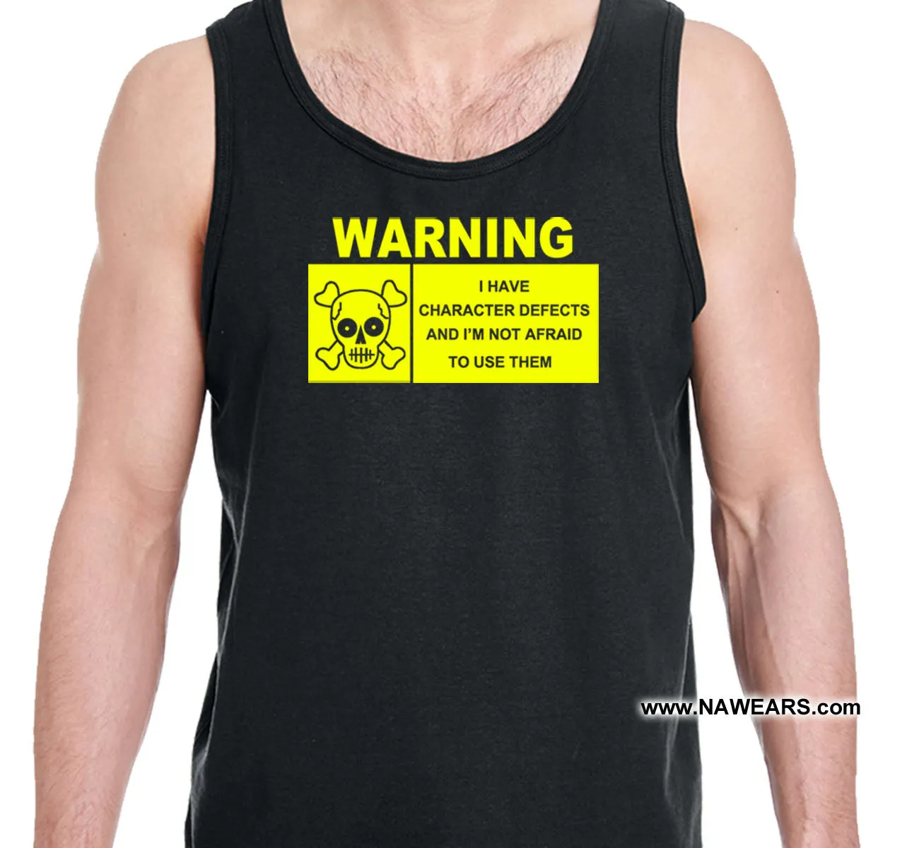 utt- Warning I Have Defects Unisex Tank Tops