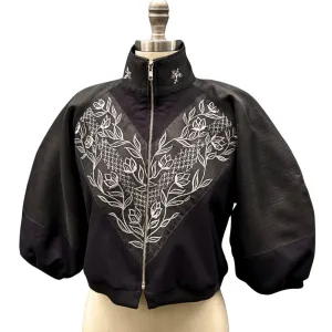 VWC02 - Wear Your Culture - Designer Barong Cropped Bomber Jacket