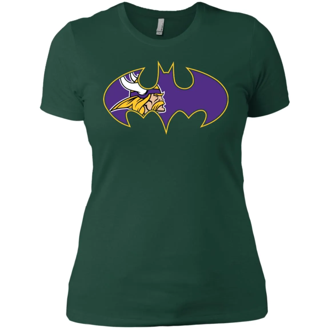 We Are The Minnesota Vikings Batman Nfl Mashup Women Cotton T-Shirt