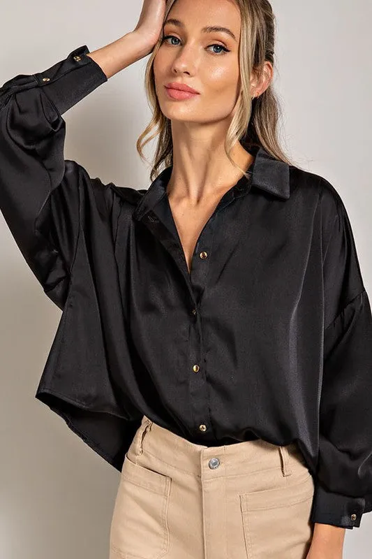 Willow Satin Blouse