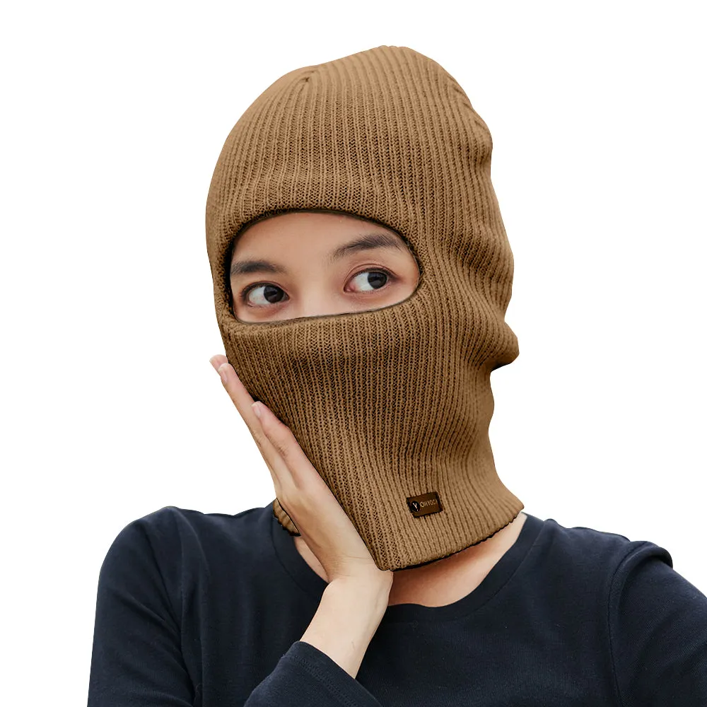 Winter Beanie Balaclava Knitted Full Face Cover Ski Hats for Men and Women