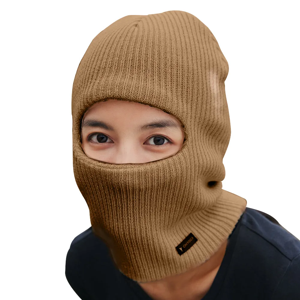 Winter Beanie Balaclava Knitted Full Face Cover Ski Hats for Men and Women