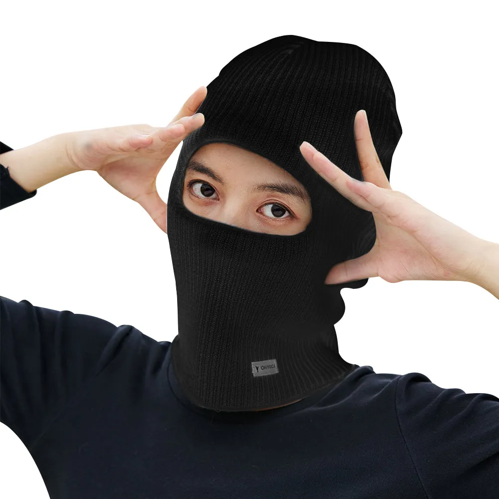 Winter Beanie Balaclava Knitted Full Face Cover Ski Hats for Men and Women