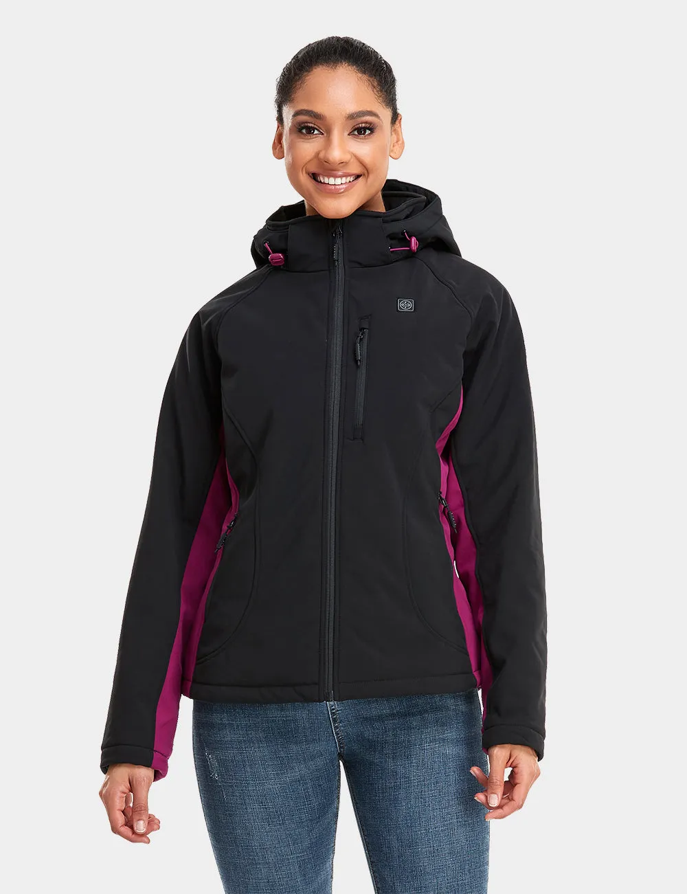 Women's Classic Heated Jacket - Purple/Black