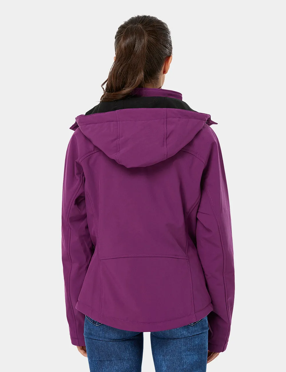 Women's Classic Heated Jacket - Purple/Black