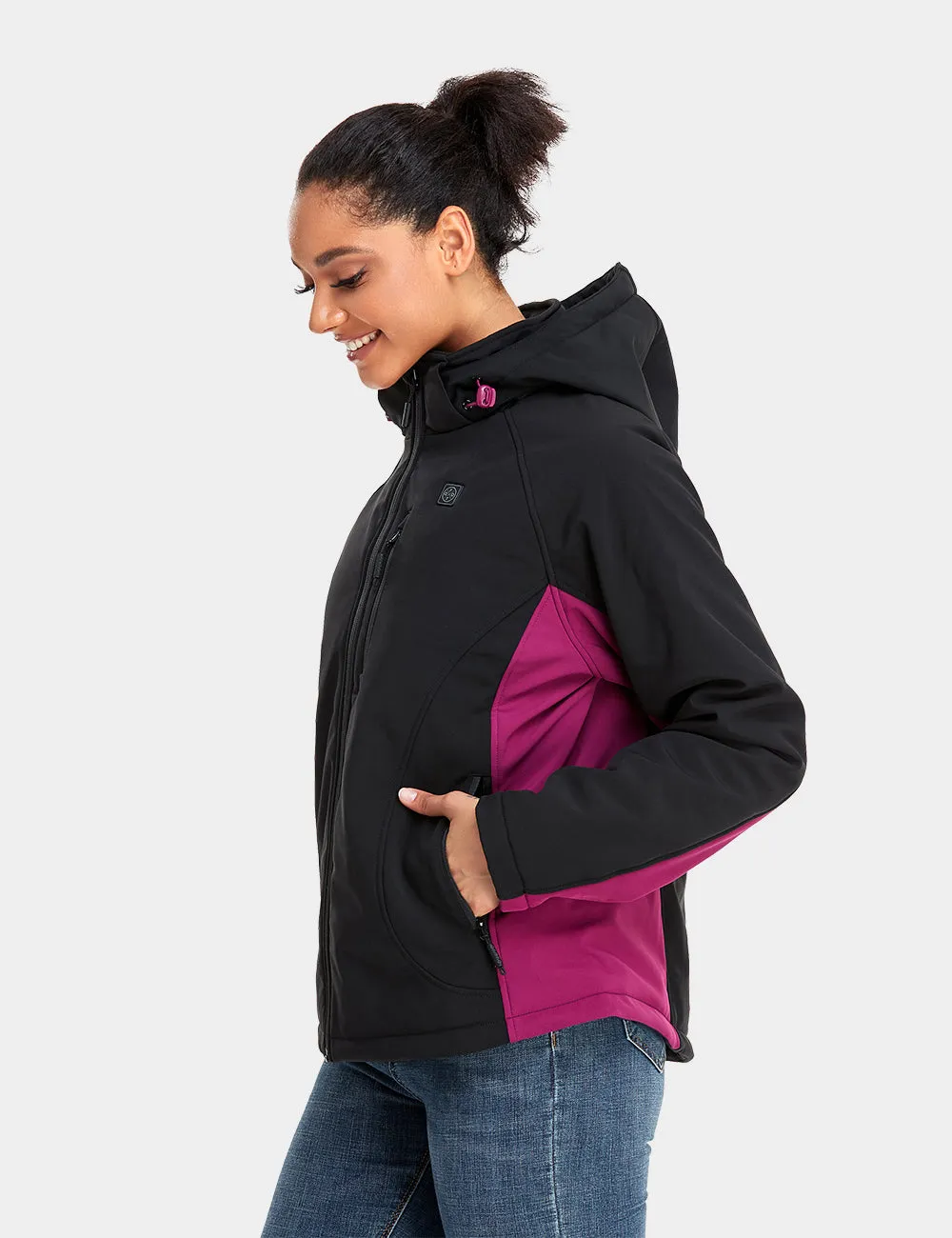 Women's Classic Heated Jacket - Purple/Black