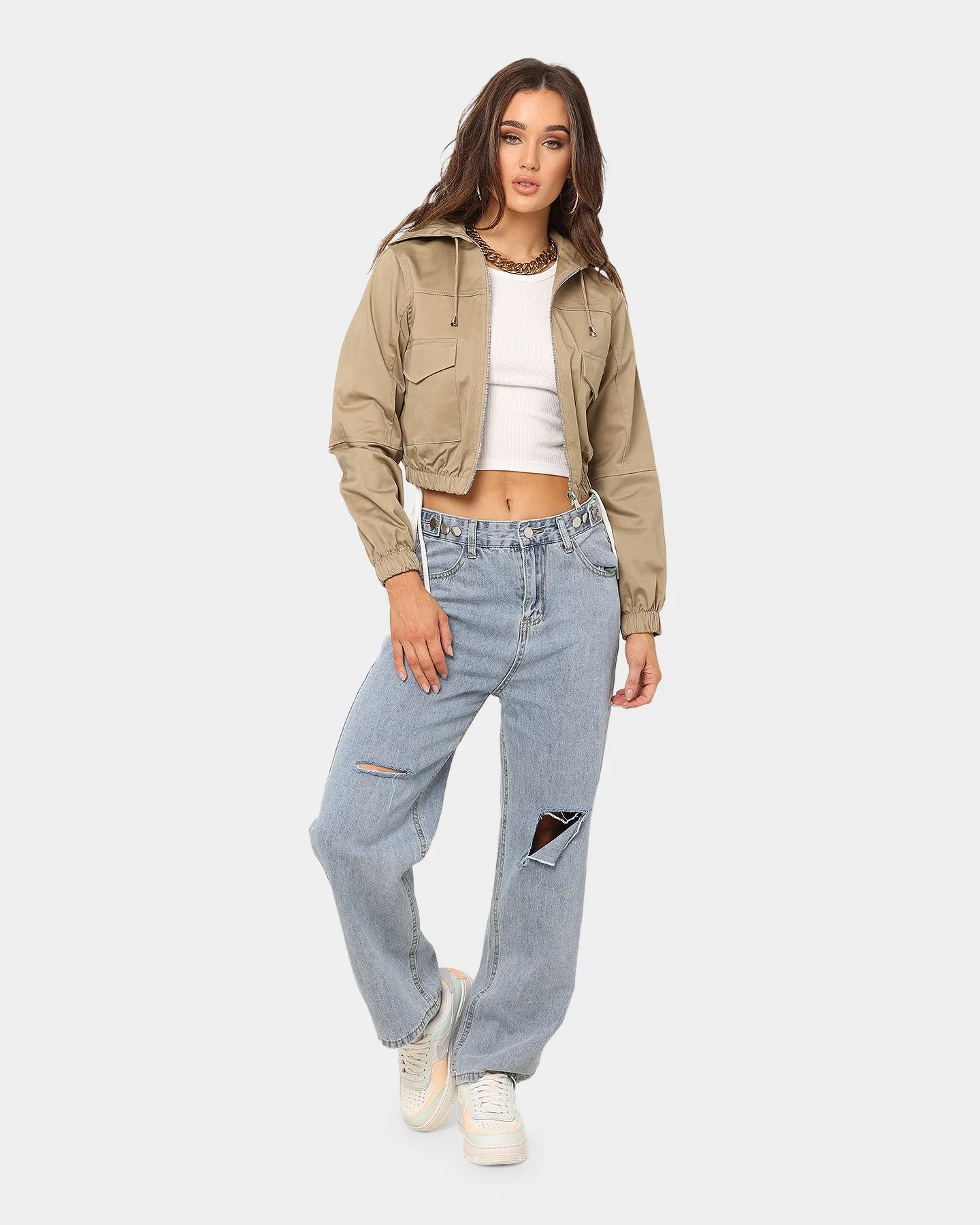 XXIII Women's Mariah Cropped Jacket Beige