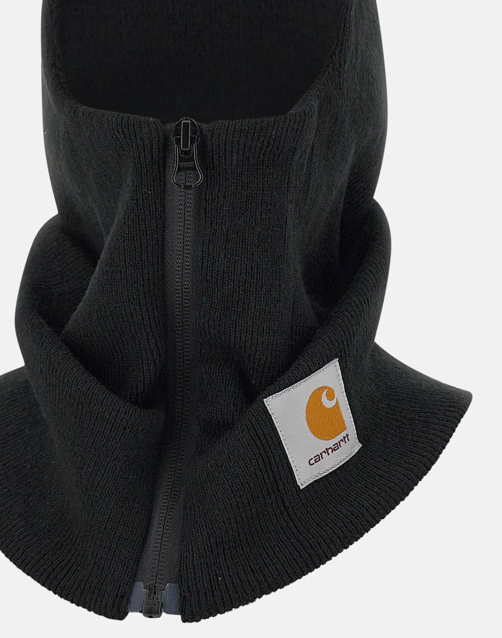 Zip Mask Balaclava Black Recycled Polyester