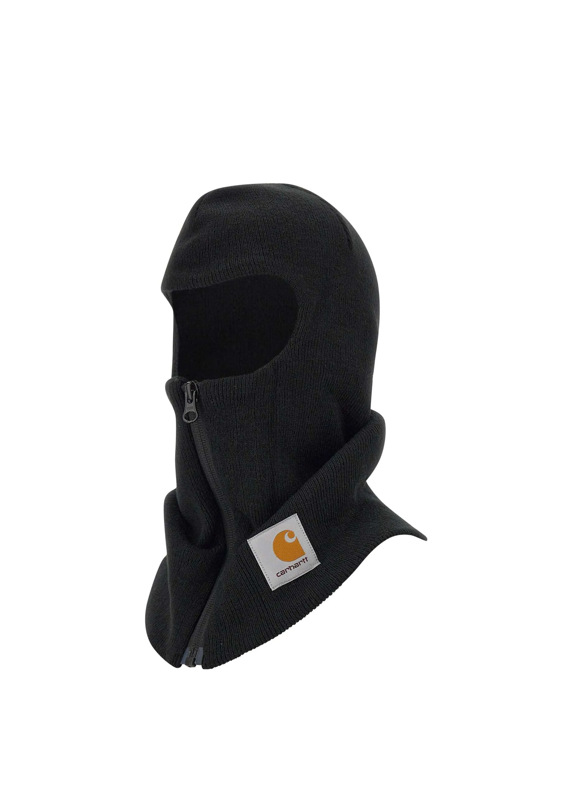 Zip Mask Balaclava Black Recycled Polyester