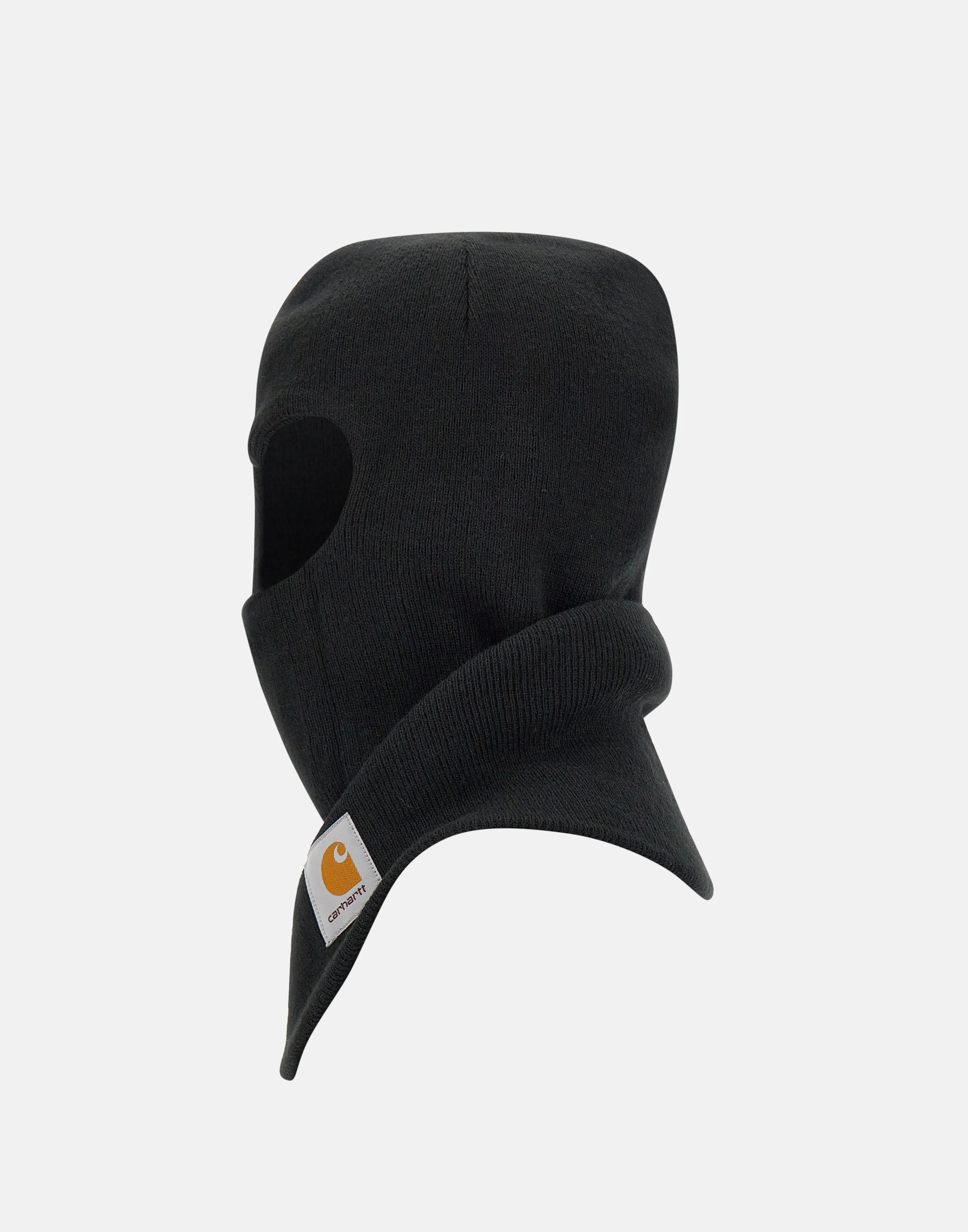 Zip Mask Balaclava Black Recycled Polyester